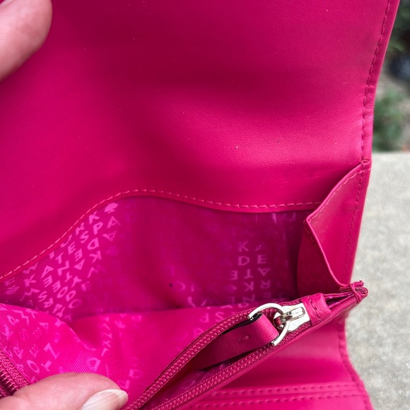 Kate Spade Fuchsia Leather Wallet - Picture 6 of 8